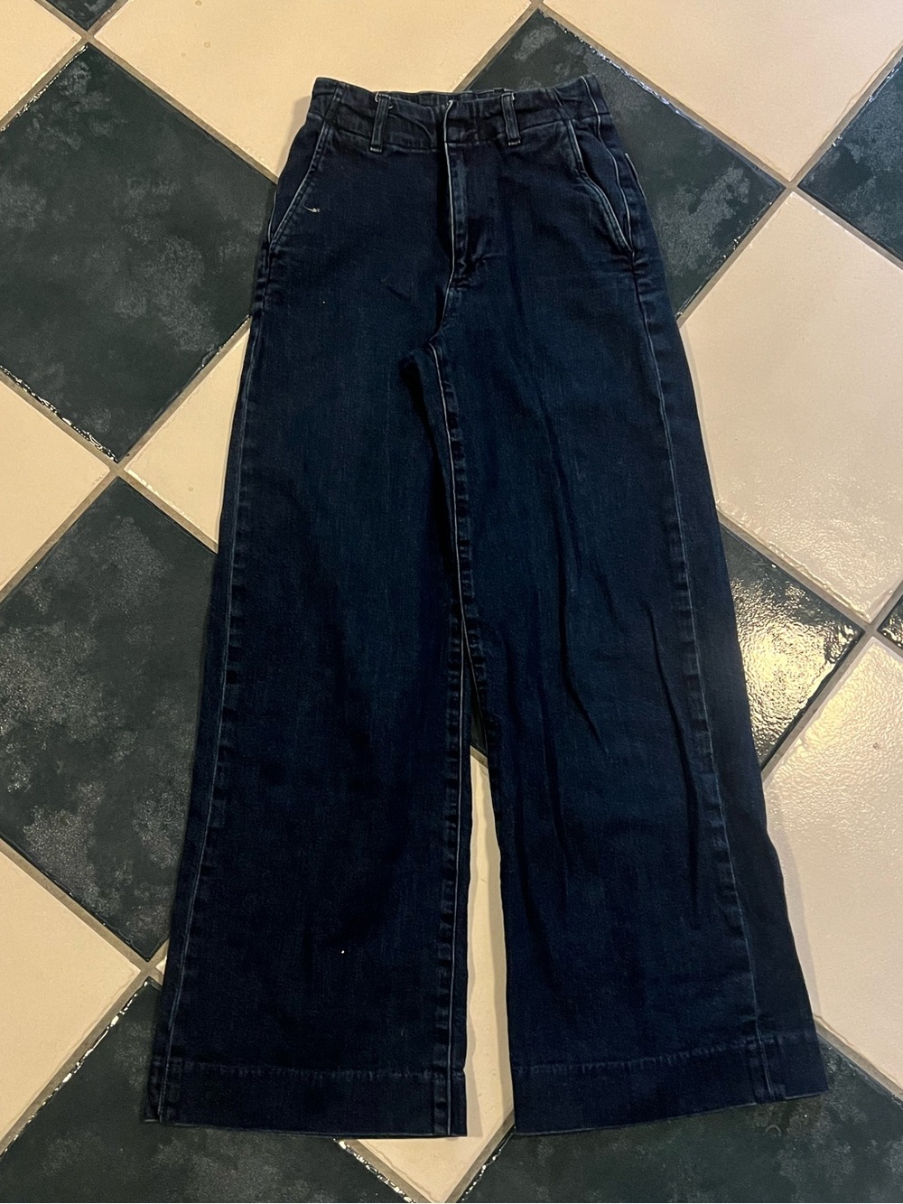 Uniqlo Dark Wash Denim Trouser Jeans